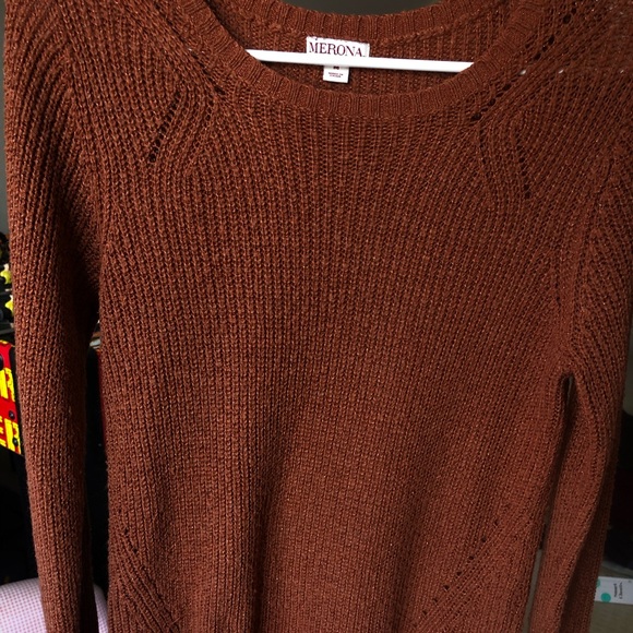 Burnt Orange Sweater - Picture 1 of 3